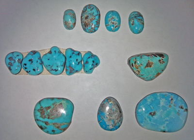 Natural turquoise from US and Persian Mines Natural turquoise from US and Persian Mines