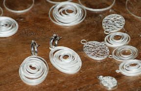 Swirling Schools and Reflections pieces in process Swirling Schools and Reflections pieces in process