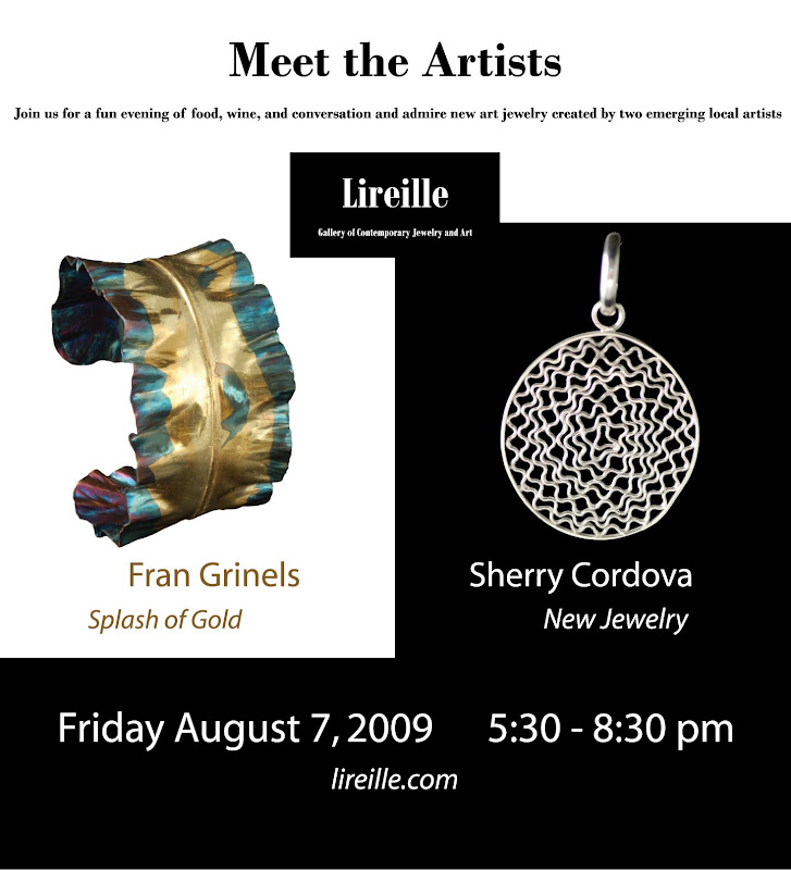 Artists Reception for Fran Grinels and Sherry Cordova Lireille Gallery, Oakland, CA Artists Reception for Fran Grinels and Sherry Cordova Lireille Gallery, Oakland, CA