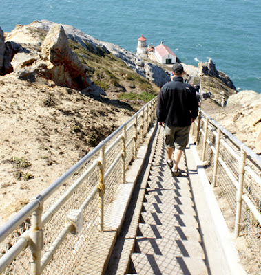 The lighthouse comes into view