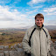 Thomas at a countryside lookout point