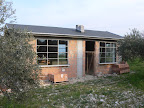 Das Studio im April 2009 - Fenster und Türen....