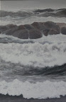 La Bora Falconara IV, olio su tela, 40x70 cm, 2008