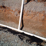Installation of a Landfill Gas vent trench