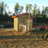 Soil Vapor Extraction System custom-built by AEM. Enclosure added for aesthetic considerations.