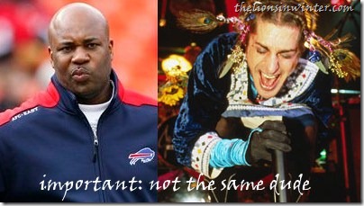 Perry Fewell and Perry Farrell are NOT the same dude.