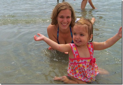 Mommy & Caroline in the Water2