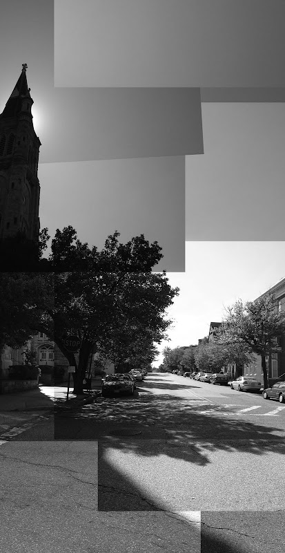 on the street of Baltimore, Bolton Hill area