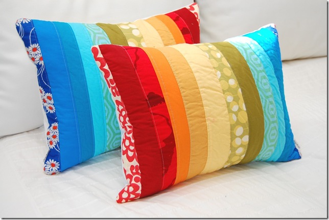 pillow rainbow