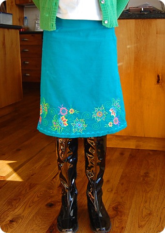 turquoise coruroy skirts (7)