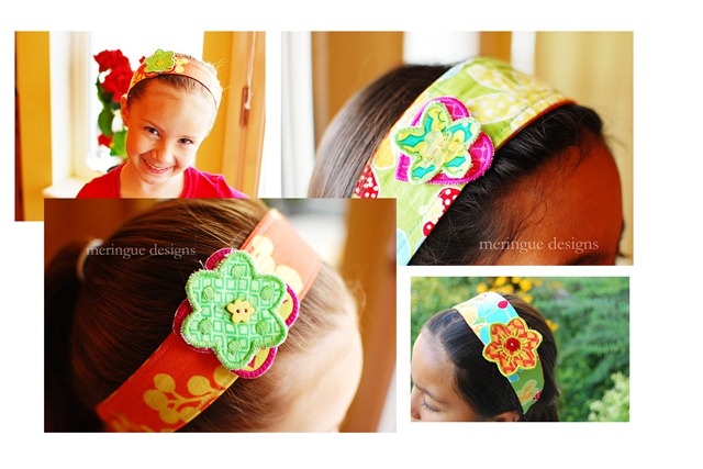 headbands collage