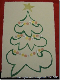 Official 2010 Christmas Box stamp.