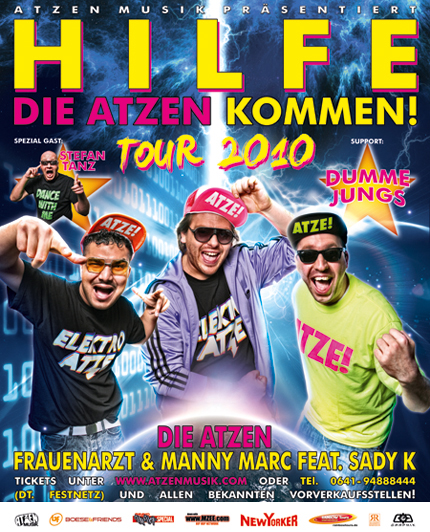 Atzen Musik Hilfe Die Atzen Kommen Tour 2010 Frauenarzt Manny Marc Sady K Vol 2