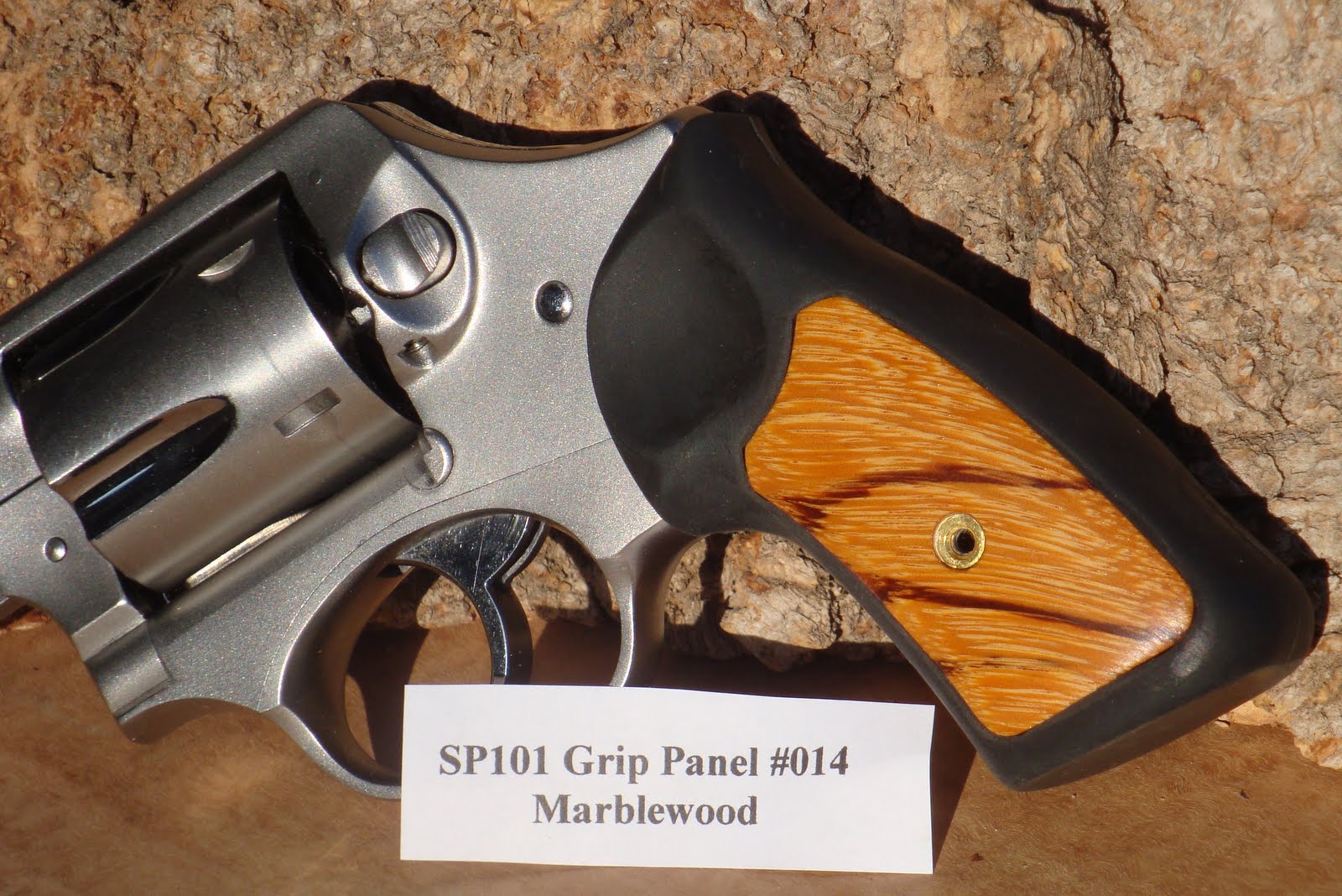 Tim's Marblewood Grip Panels for Ruger SP101 014