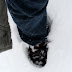 . . .the obligatory foot in the snow shot. . .