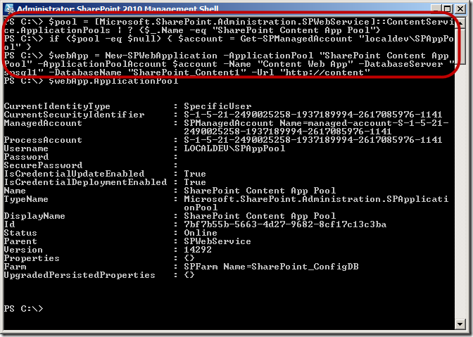 New-SPWebApplication New-SPWebApplication