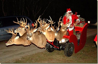 redneck Santa sleigh