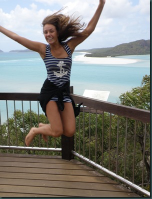 Whitehave Beach och Michaela