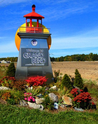 GRAND BEND ONTARIO'S EAST HIGHWAY ENTRANCE