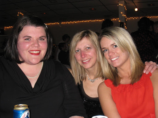 Megan, Vicky, Erin at the Cooper HS Christmas dinner