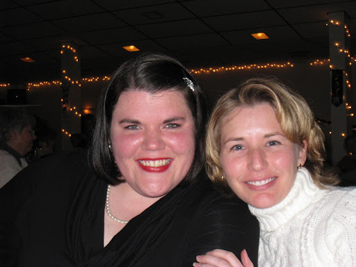 Megan &amp; Kim at the Cooper HS Christmas dinner