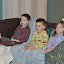 Eli, Cody, and Brooke watching Clone Wars