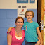 Shelley and Natalie outside Mrs Moore's 4th grade classroom