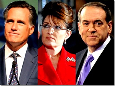 Romney, Palin & Huckabee