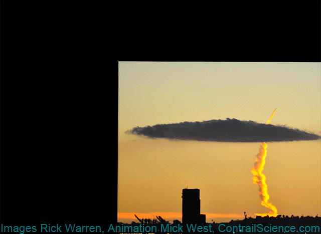 clipped-animating missile contrail clipped-animating missile contrail