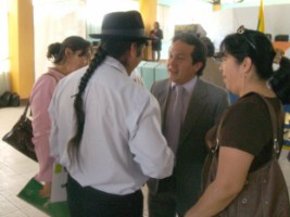 ALCALDE DE ZAMORA RESALTA EL TRABAJO EN MINGA CON EL GOBIERNO PROVINCIAL