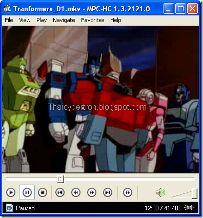 TRANSFORMERS THE MOVIE (Animation) ภาพยนตร์เรื่องแรกของ Transformers (MKV) TRANSFORMERS THE MOVIE (Animation) ภาพยนตร์เรื่องแรกของ Transformers (MKV)