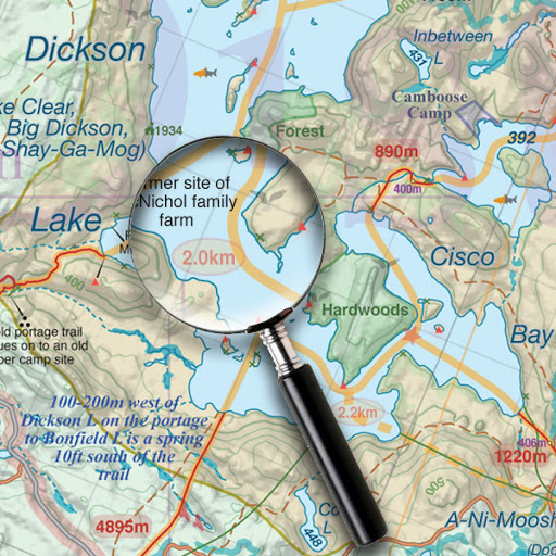measured canoe routes