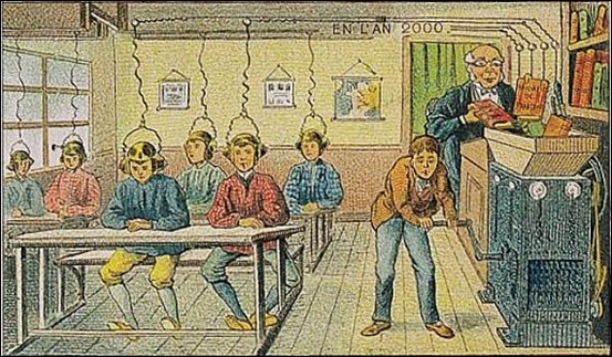 aula do futuro Audiobooks em vez de livros