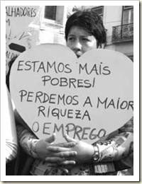 desempregados manifestação