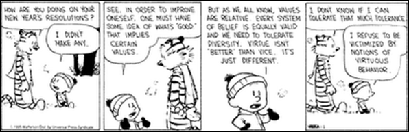 Calvin & Hobbes Relativism Resolutions