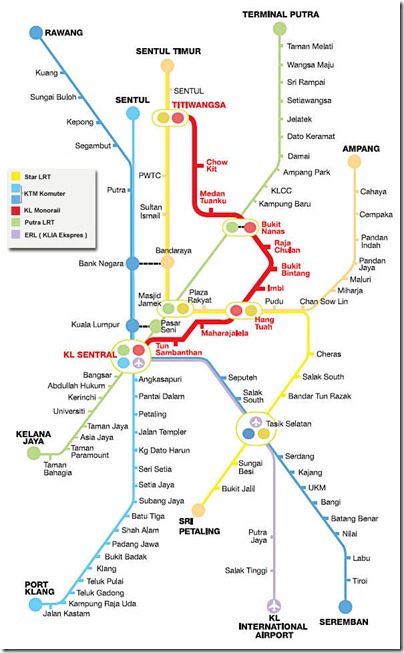 KL LRT map