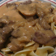 Papa D's Beef Stroganoff