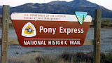 The drive out follows the old Pony Express Trail