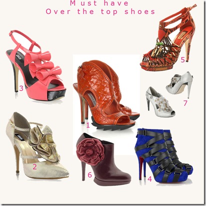 must have items fabulous over the top shoes