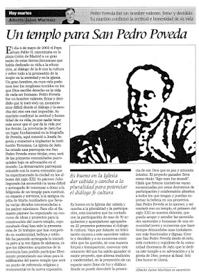 Art&iacute;culo de Opini&oacute;n sobre el nuevo Templo