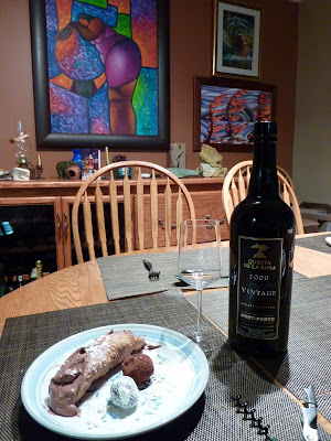 Almond-scented cannoli and truffles