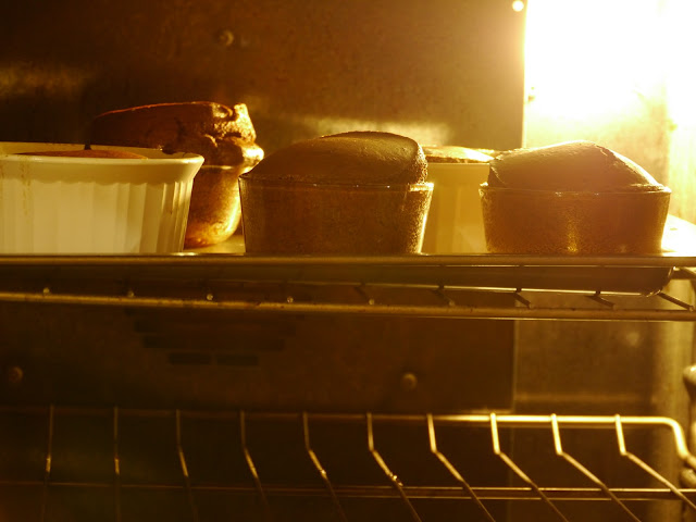 Souffles in oven
