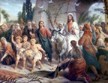 Bernhard Plockhorst - Entrada de Jesús en Jerusalén