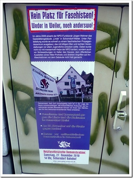 Kein Platz für Faschisten 