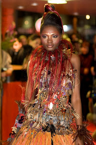 D&eacute;fil&eacute; de robe du cr&eacute;ateur Nicolas Fafiote pour l'ouverture du festival "D'un monde &agrave; l'autre"....
