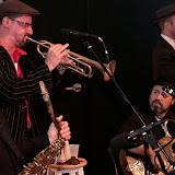 the sax player is having fun, i swear....