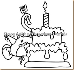 monkey bday cake