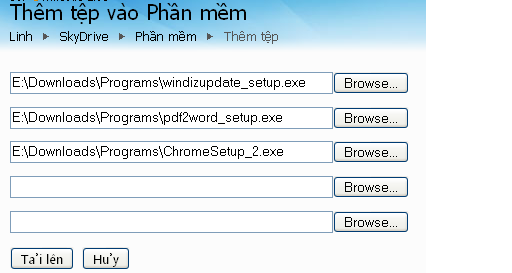 aohaiday.com - SkyDrive- 25 GB lưu trữ trực tuyến với giao diện tiếng Việt