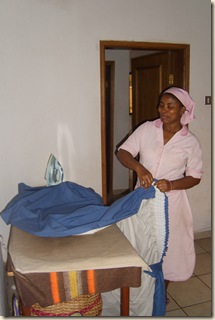 ironing curtains
