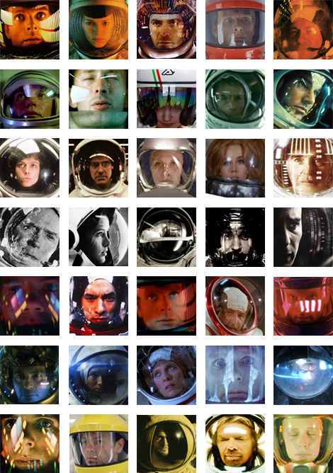 Thirty Five Images of Space Helmet Reflections by 3 Ton Gallery
